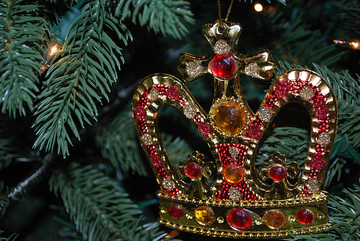 joulu ornament, joulun aikaan, Crown, sisustus, Holiday, kausi, Ornamentti