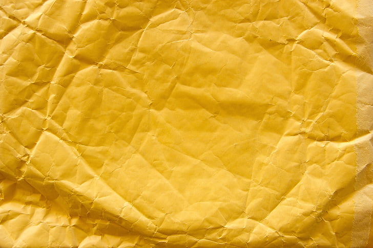 dzeltena, papīra, neapstrādāta, tekstūra, amats, tukšs, biroja