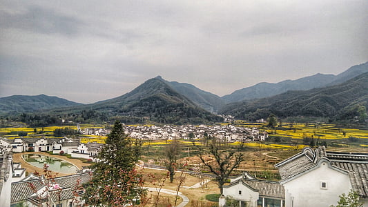 wieś lu, rzepaku, Anhui