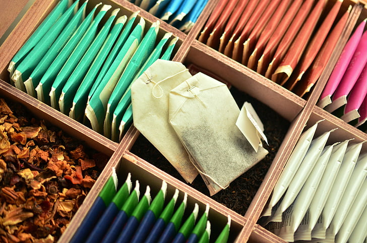 tee, tea bags, teas, drink, herbal tea, fruit tea, tea box