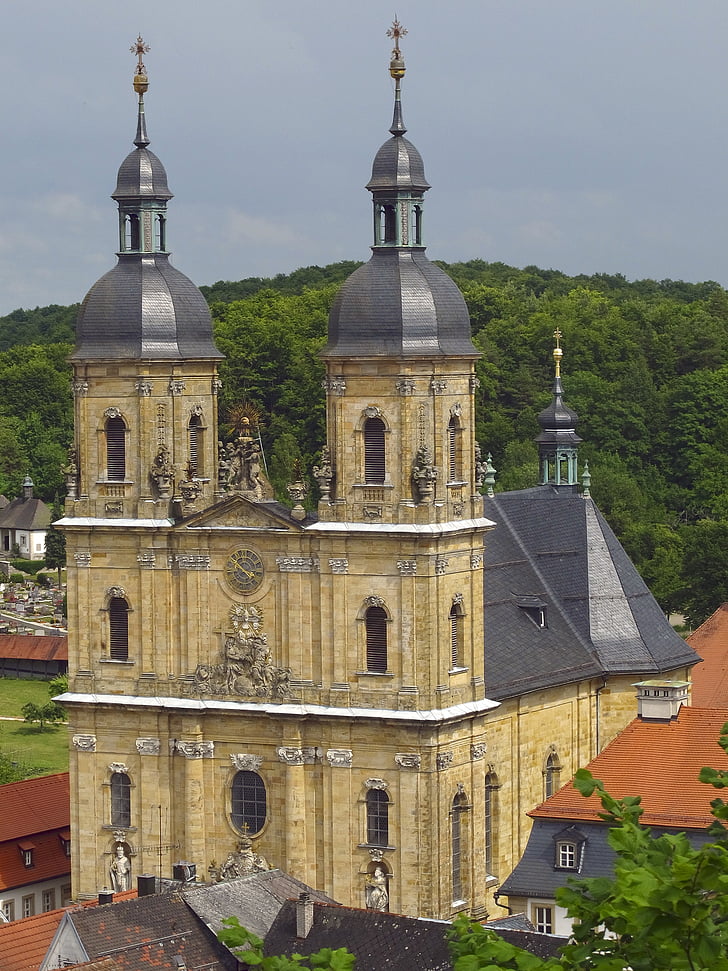 Kirche, Basilika, Wallfahrtskirche, Basilika gößweinstein, Gößweinstein, Wallfahrtsort, Kirchtürme