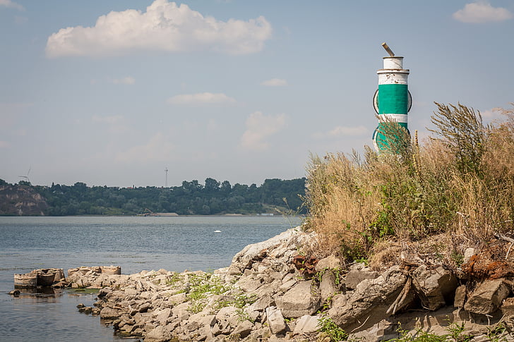 Lanterna, Riva del fiume, spiaggia, fiume, Wisla, estate, Turismo