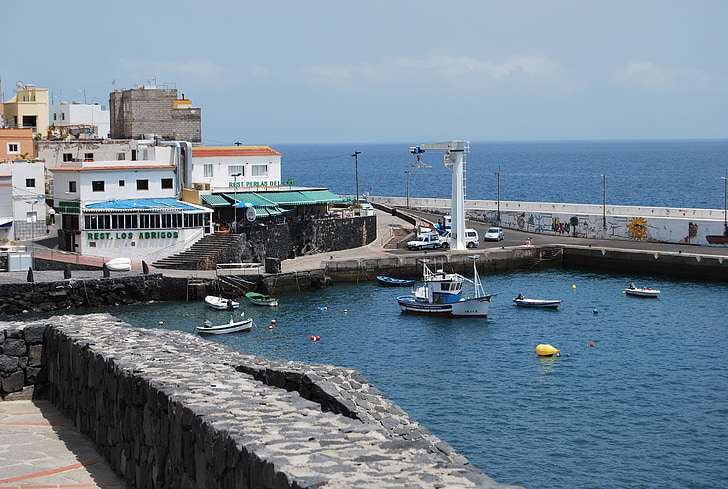 Tenerife, Los abrigos, balıkçı köyü