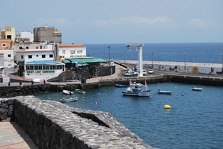 Tenerife, Los abrigos, rybářská vesnice