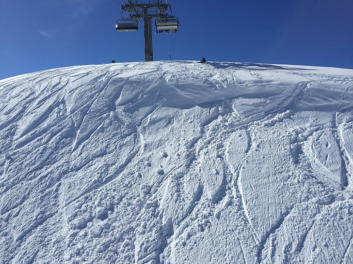 sneg, Ski, dvigalo, Lofer, smučanje, dan sanje, Chairlift