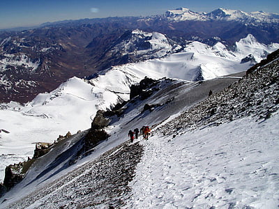 Aconcagua, expedíció, Andok, Argentína, mászni a csúcsra, emelkedése, hegymászás