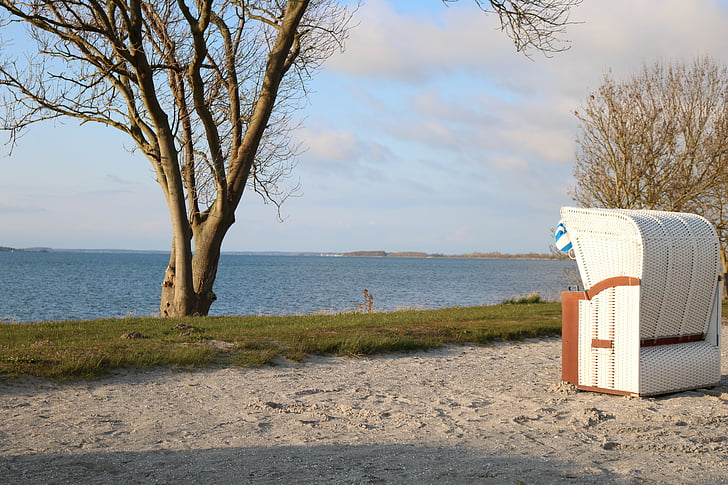 Рюген, Балтийско море, vaschvitz, остров Рюген, плаж, море, плажен стол