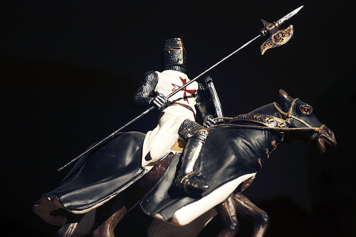 knight, crusader, warrior, rider, the figurine