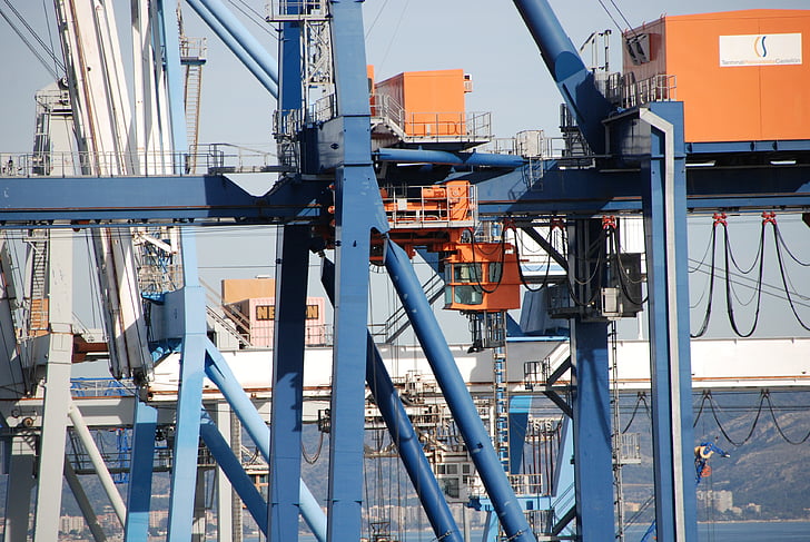 Crane, sjøtransport, havnen i castellón