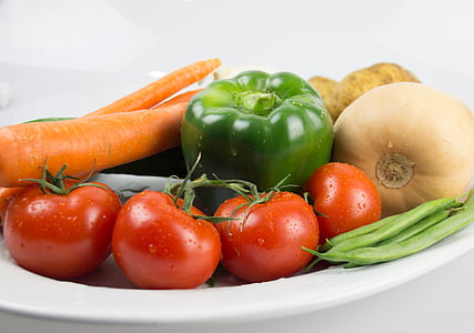 poivrons, légumes, jardin potager, alimentaire, restaurant, cuisine, poivron rouge