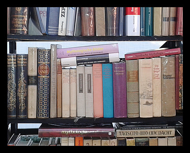 books, book, bookshelf, library, old books, literature, read