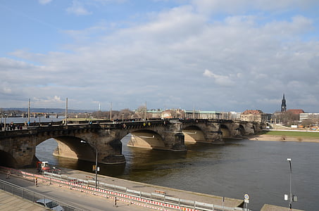 Dresden, brug, het platform