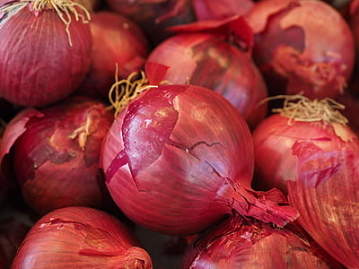 onions, food, Red Onions, Vegetables, Vegetable, Market, food and drink