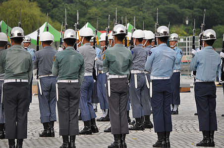 soldat, ære vagt, Taiwan
