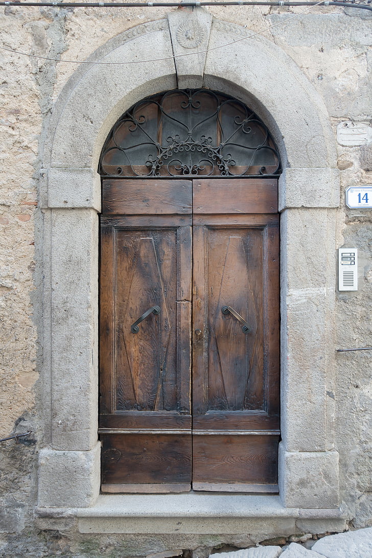 dvere, vstup, drevo, dom vchode, predné dvere, Vstupný rozsah, Gate