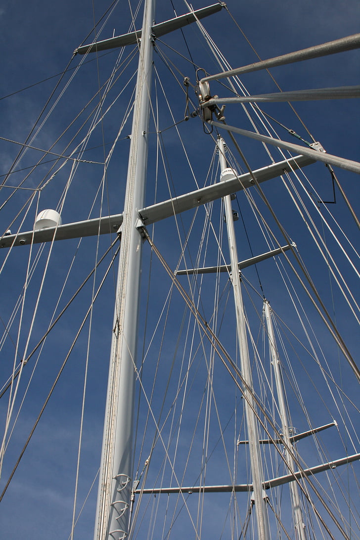 masts, de eendracht, blue, air