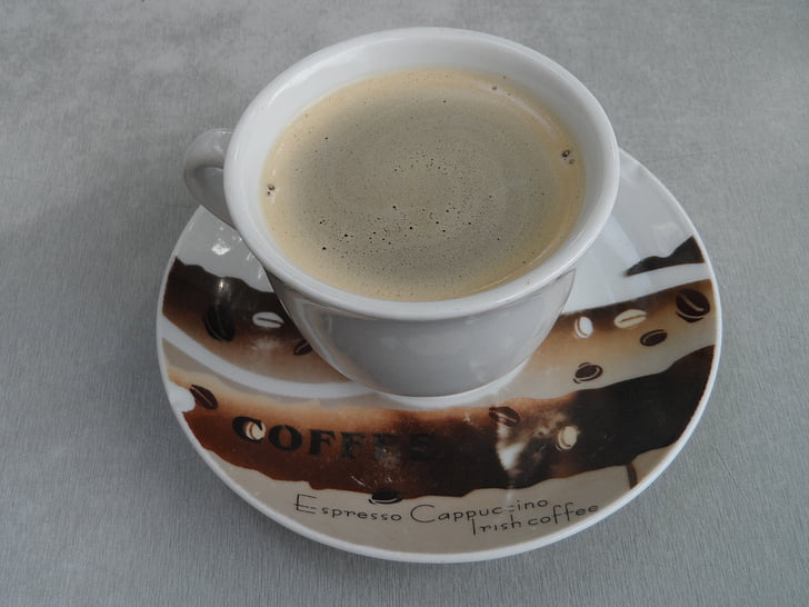 Kaffekop, Cup, underkop, keramik, kaffe, pause, morgenmad