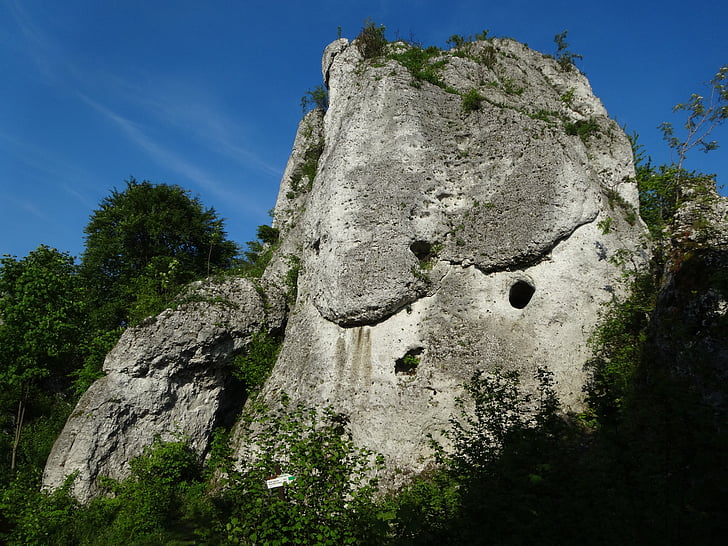 pedras, natureza, paisagem, Polônia, Turismo, pedras calcárias, Jura krakowsko częstochowa