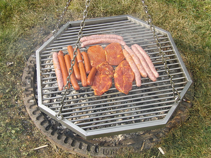 barbecue, grillen, draaien van de Federale Republiek Joegoslavië