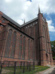 Wismar, Mar Báltico, Liga Hanseática, cidade de Hanseatic, Igreja, Historicamente, arquitetura