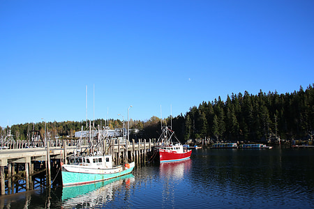 båd, Jetty, Canada, Pier, fiskeri, Harbor