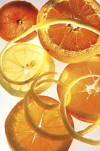 oranžinė, apelsino žievelės, apvalkalas, vaisių, citrinų, odos, Citrusiniai vaisiai