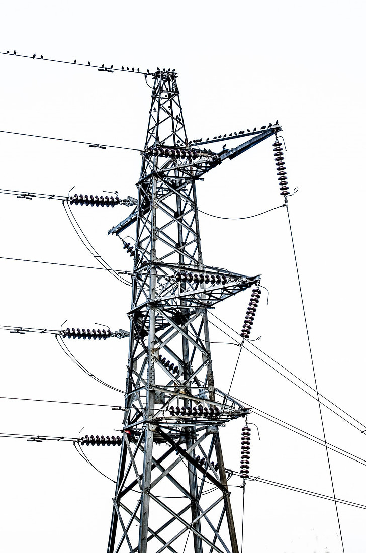 cable, construcció, distribució, capvespre, elèctric, elèctrica, electricitat