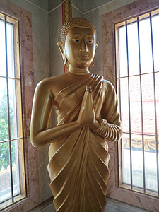 Boeddhistische, standbeeld, Thailand, buitenlandse