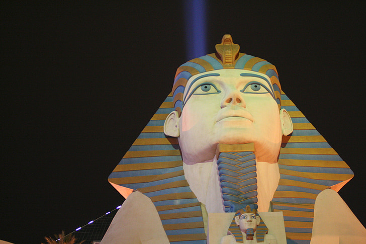 Egyiptom-szobor, las vegas, Amerikai Egyesült Államok, Nevada, Luxor
