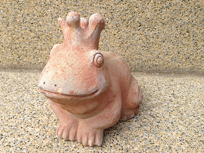 frog prince, frog, kiss, prince, sound, sculpture, fairy tales