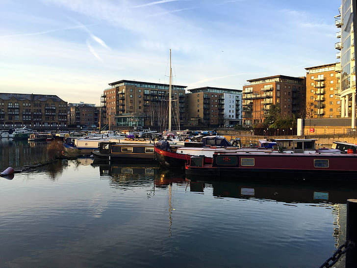 Limehouse basin, Docklands, boliger, egenskapen, utbygging, nautiske fartøy, havn
