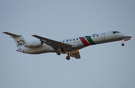 การบิน, เครื่องบิน, การเดินทาง, embraer 145 portugalia, เครื่องบิน, เครื่องบินพาณิชย์, อากาศรถ