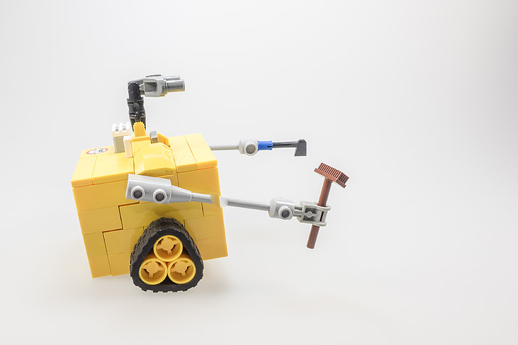 Lego, Wall-e, Figuur, CULT, computer, robot, machine