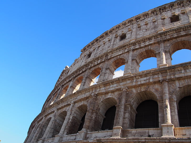 Rom, Architektur, Italien, Roman, Wahrzeichen, Collosseum, Kolosseum