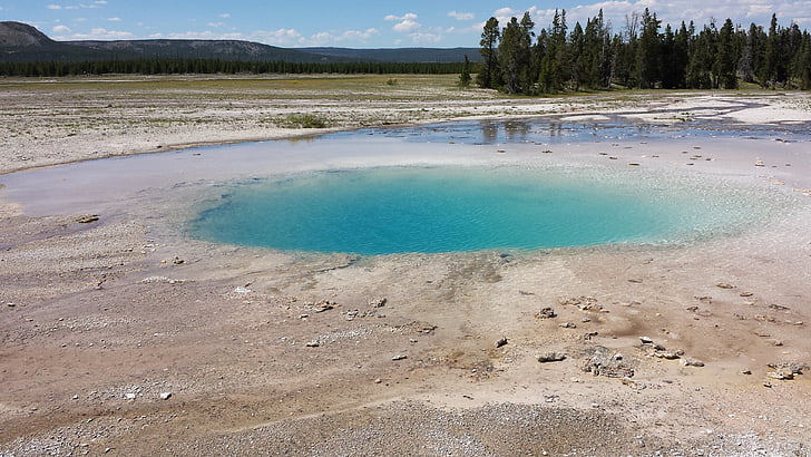 hot, spring, yellowstone, geyser, yellowstone National Park, nature, landscape