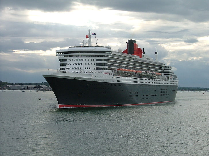 gemi, Queen mary II, Cruise, Deniz, büyük, cruiseship, tatil