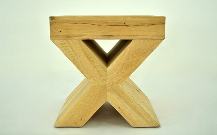 x-ray, oak stool, oak fiber, oak furniture, studio shot, no people, close-up