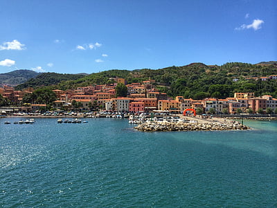 ø, Elba, Italien, Middelhavet, italiensk, rejse, turisme