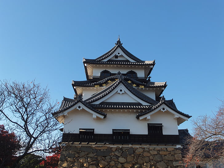 Замок, Японія, hikone, Будинки, японської культури, Архітектура, Історія
