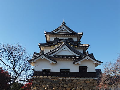 slottet, Japan, hikone, bygninger, japansk kultur, arkitektur, historie