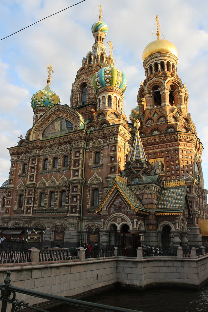 Katedra, Kopuła, Muzeum, St petersburg, Rosja, prawosławny