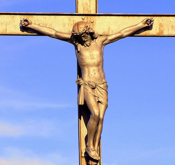 キリスト, 十字架につけられ, 鉄, イメージ, イースター, 死, カトリック教徒