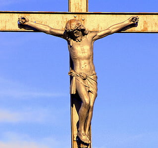 christ, crucified, iron, image, easter, death, catholics