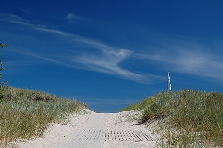 stranden, Sand, Öland, Holiday, sommar, Dunes, himmel