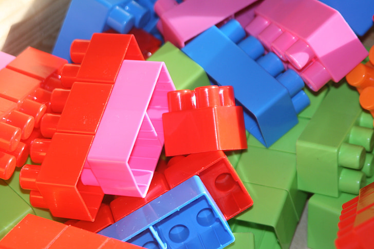 construir, blocos de construção, Lego, brinquedos, crianças, jogar, pedras de Lego