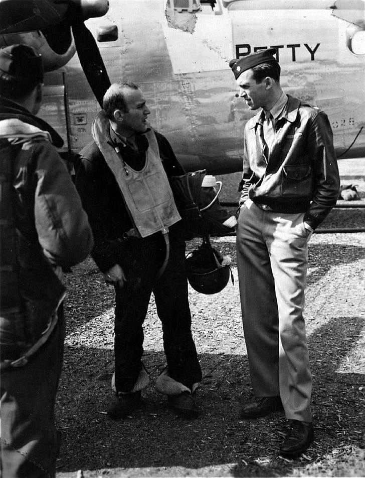 Джиммі Стюарт, пілот, Другої світової війни, Основні, актор, фільм, етап