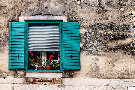 voyage, croisière, vacances, Croatie (Hrvatska), Split, fenêtre de, Windows