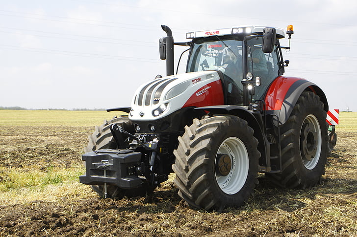 traktor, landbruk, Steyr 6300 terrus cvt
