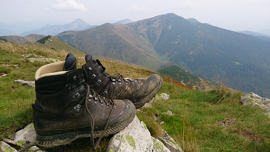 鞋子, 山脉, 旅游, 斯洛伐克, fatra, 自然, 岩石