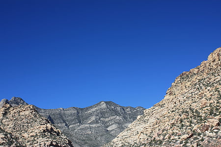 kanionu Red rock, czerwonych skał, las vegas, Calico basin, Nevada, Kanion, czerwony